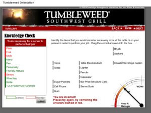 Tumbleweed Knowledge Check